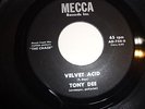 TONY DEE FUZZ GARAGE 45 VELVET ACID / AIMLESS MECCA LAB
