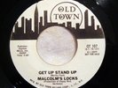 Soul/Funk 45 Malcolm's Locks Get Up Stand Up/Motherless Child OLD TOWN DJ WL NM