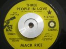 Funk/Soul 45 Mack Rice - Three People In Love/Bumble Bee Woman CAPITOL ORIG