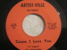 Sweet Soul/Funk 45 The Berganees - 'Cause I Love You ARTIST-VILLE NM ORIG Rare
