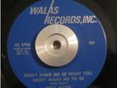 Soul/Funk 45 Nick Allen Hard Way To Go b/w Don't Make Me WALAS RECS  INC NM ORIG