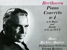 RICHTER-HAASER /Beethoven Concerto No.4/ Columbia Turquoise Blue&Silver SAX 2403