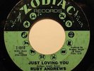 RUBY ANDREWS   Just Loving You   ZODIAC northern soul 45 *Listen*