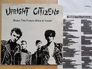 UPRIGHT CITIZENS - Make the Future .. LP + lyrics H'ART Punk 1983 KBD Slime rare