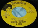 Hear Rare Funk 45: Thunder Lightning & Rain - Super Funky on Saadia - Miami FL
