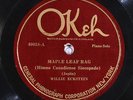 78 RPM -- Willie Eckstein, Maple Leaf Rag / Nickel In The Slot, Okeh 40018, E-