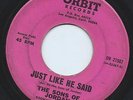Gospel Soul 45 Sons Of Jordan 'Just Like He Said' Orbit Hear