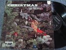 CHRISTMAS At Home JO STAFFORD ROSEMARY CLOONEY Philips LP PAUL HUF Art Cover