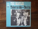 the beatles : ticket to ride - yes it is - disque emi odéon  C006-04458