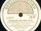 Elena Gerhardt - Frauenliebe und leben (Schumann) - Special Records GS-37/38/39