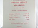 Beethoven - Missa Solemnis Toscanini Rethberg Private 2 LP HRe 289-2 1935
