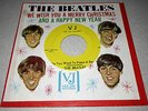 The Beatles Christmas Sleeve with Yellow Vee Jay Vinyl 45