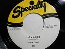 DALE COOK (Sam Cooke) Lovable / Forever 45 Specialty 596 NEAR MINT Beauty