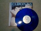 MADONNA True Blue New Zealand Blue Vinyl LP With Poster