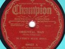Champion 40023 State Street Ramblers  ORIENTAL MAN 1928 Natty Dominique E/E-