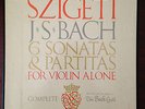 SZIGETI BACH 6 SONATAS & PARTITAS FOR VIOLIN ALONE VANGUARD BOX ORIG 3 LPS