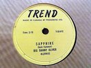 BIG DANNY OLIVER Sapphire / I Wanna Go Steady 78 Canada Only rockabilly EX HEAR