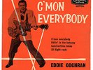 EDDIE COCHRAN UK 7'' EP C'MON EVERYBODY IN VG+/ VG+  CON
