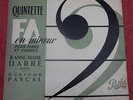 CESAR FRANCK - Jeanne-Marie DARRE / J. DUMONT / Quatuor PASCAL - LP Pathé DTX123