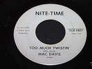 Mac Davis Too Much Twistin b/w Pic Hit Of The Week 45 From Publishing Co Vault