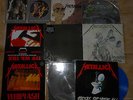METALLICA lot  9 vinyls  iron maiden,slayer,megadeath
