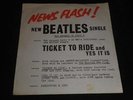 THE BEATLES, News Flash...Ticket to Ride, NL, R 5265, 7Inch/Single, 60ties, RARE