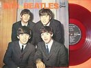 WITH THE BEATLES 1966 JAPAN ODEON 1st ISSUE RED WAX LP OP7549 DIFF COVER BOOKLET