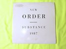 New Order Substance 1987 2LP Qwest Embossed Cover Promo Press Kit Joy Division