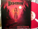 BEDEMON-Child of Darkness Red Vinyl LP Autographed/Hand-numbered Pentagram doom