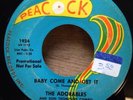 THE ADORABLES   Baby Come Get It/The Drive 45   Peacock 60s soul girl group r&b