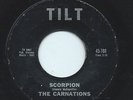 THE CARNATIONS '60 TILT SCORPION/FIREBALL MAIL WILD GUITAR ROCKER G++ PLAYS FINE