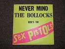 SEX PISTOLS  NEVER MIND THE BOLLOCKS VINYL LP RECORD RARE BLANK PINK REAR SLEEVE