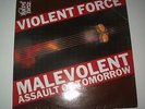 VIOLENT FORCE Malevolent assault of tomorrow LP Original & innersleeve