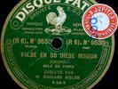 EDOUARD RISLER PIANO    Chopin,Waltz c sharp/Nocurne F sharp    PATHE 9530  RARE