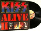 Kiss 2 LP Alive II RARE STICKERS INSERT HAR ROCK GATEFOLD NBLP 7076-2