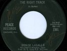 DENISE LaSALLE The Right Track NORTHERN SOUL 45 on PEACE VG+