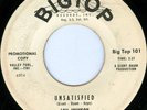 LOU JOHNSON Unsatisfied NORTHERN SOUL PROMO 45 on BIG TOP
