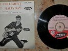 +++ Rare Vinyle 45 Tours Johnny Hallyday : T'aimer Follement EPL 7.750 Genin