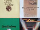 4x ZZ TOP: FIRST ALBUM / RIO GRANDE MUD / TRES HOMBRES / ELIMINATOR (LP / Vinyl)