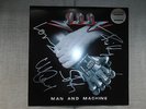 U.D.O. (Accept, Udo Dirkschneider) - Man And Machine, Splatter Vinyl - Signed LP