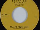 Doo Wop 45 VELVETEERS Tell Me You're Mine SPITFIRE HEAR