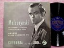 33CX 1048, UK orig, BRAHMS: Piano Concerto No.1, MALCUZYNSKI, REIGER, PO, NM