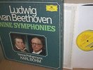 KARL BOHM,Vienna Phil 1972/BEETHOVEN The 9 Syms/DG German Stereo 8LP BOX/NM-