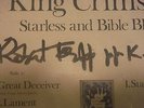 Autographed Album signed by Robert Fripp - King Crimson Starless & Bible Black