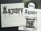 MAJESTY - Same LP 1988 - 1. PRESS - PRIVATE METAL - Clear Vinyl RAR arrow tyrant