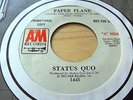 STATUS QUO Paper Plane / All the reasons PROMO Not for sale  USA   DEMO
