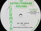 DENNIS BROWN & GREGORY ISAACS Let Off Sup'm 1985 CARLTON BARRETT LAST RECORDING