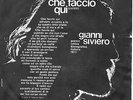 GIANNI SIVIERO che faccio qui /.due grandi occhi scuri - 45 giri pa/np3219