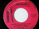 Claude Francois ,Quand je chanterai une chanson d amour,Orig.Promo Canada