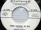 HUELYN DUVALL three months to kill little boy blue WHITE LABEL PROMO 45 CC796